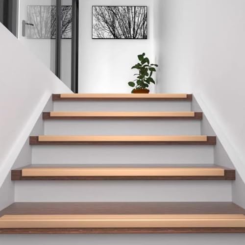 Decoración de porche con protector de borde de escalera de aluminio 4