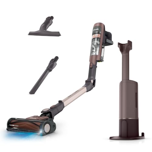 Image of Shark PowerDetect Speed Clean & Empty Cordless Stick Vacuum | Luxe Collection, Powerful Suction, HEPA Filtration, Carpet & Hard Floor, Portable, Vacuum for Pet Hair, Walnut, IA3246BR