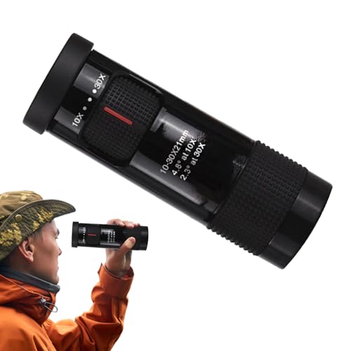 Monoculaire de poche zoom 10-30x pour observer la nature nette