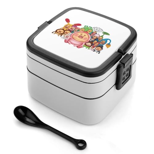 弁当箱 こびとづかん ランチボックス 二段 お弁当箱 おべんとう箱 ランチケース 大人用 子供用 学生 仕事 通勤 1000ml