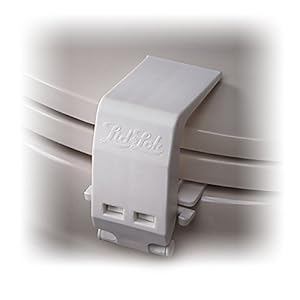 Mommy’s Helper Lid-Lok Toilet Seat Safety Latch, White, 1-Pack