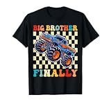 Big Brother Finally 2026 Announcement Monster Truck Boys Boy T-Shirt