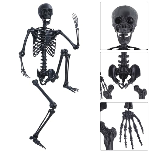 The 15 Best Animatronic Pirate Skeletons That Will Bring Your Halloween to Life 13 curfair 5.4ft Large Skeleton Life Size, Posable Halloween Pirate Skeleton Outdoor Yard Decorations, Full Size Plastic Human Skeleton Halloween Porch Wall Decor (Pirate * 1)