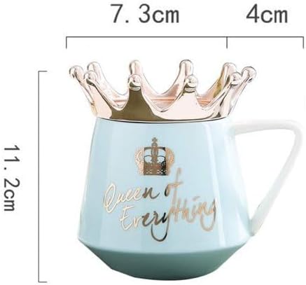 NYRWANA DELIVERING SMILES IN INIDA Luxury Gold King Queen Marble Porcelain Couples Coffee Mug Tea Milk Ceramic Cup and Mug Unique Valentine's Day Wedding Gift Set