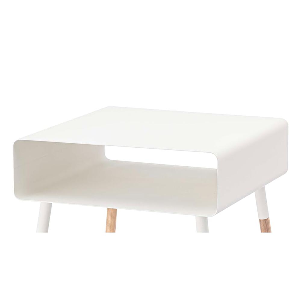 Amazon.com: YAMAZAKI Home Plain Side Table with Open Storage Shelf