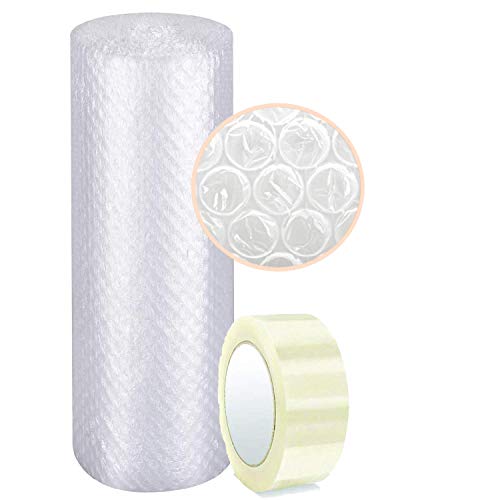 Papel burbujas embalaje 【100 cm de ancho x 40 m lineales + CINTA EMBALAJE 100M】rollo de plastico de triple capa, mayor resistencia y durabilidad, ideal para amortiguar cualquier producto