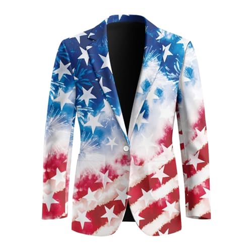 Men's Casual Blazer Business Suit Jacket Slim Fit One Button Sport Coat Blazers with Pockets for Dinner,Prom,Party4