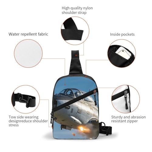 Airplanei Print Men's and Women's Foldable Crossbody Bag,Sports Crossbody Bags,and Daily Chest Bags3