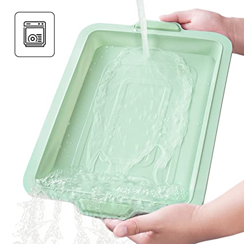 Moldes rectangulares de silicona con base estriada para desmolde fácil 4