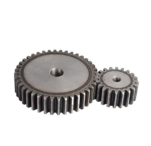 Bevel Gear Pinion Hardware Mechanical 1pcs 2M Spur Gear 40T/41T/42T/43T/44T/45T/46T/47T/48T/49T/50T/51T/52T/53T/54T Carbon Steel Thickness 20mm(2M 46T -1pcs)