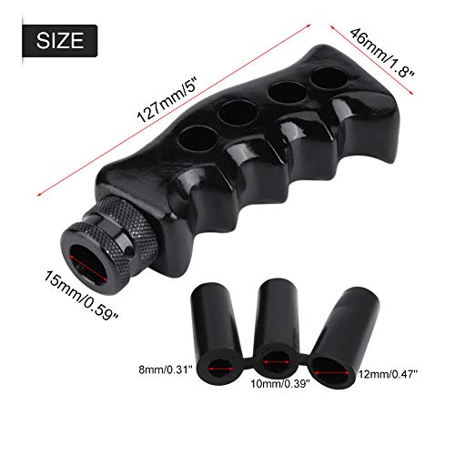 Manopla de mudança de marchas, manopla de câmbio manual universal para carro, manopla de câmbio de m