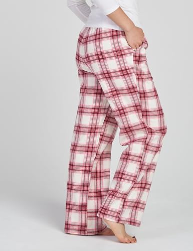 Image of LAPASA Women's Flannel Pajama Pants with Pockets & Drawstring L74 | Comfy flannel lounge sleep PJ pants with cozy warmth and soft comfort, perfect for relaxing, sleeping, and home wear.