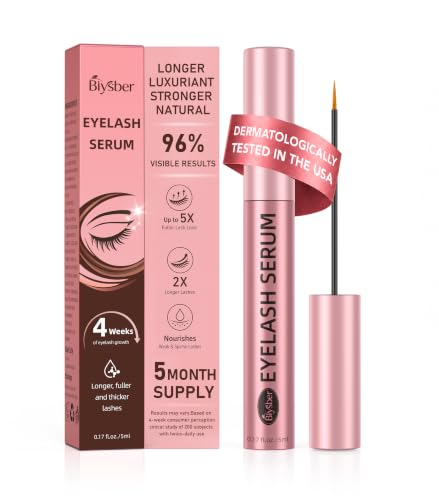 Image of Lash Serum for Eyelash Growth: Advanced Eyelash Growth Serum with Multi-Peptide, Vegan Lash Boost Enhancer for Sensitive Eyes, Thicker Formula for Longer, Fuller Looking Lashes