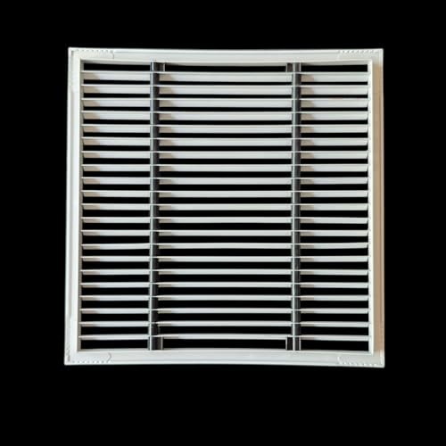 Image of Premium Central air Conditioning Grille- Linear Bar Grilles - Aluminium Powder Coated Grill, Ventilation Grill, Home Grill, ac Jali, Grill for Wall, Sidewall and Ceiling (12 inch * 12 inch)