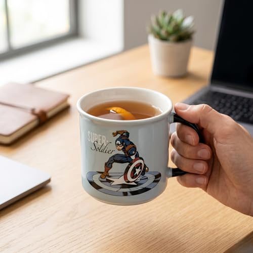 Image of Clay Craft - Official Marvel Avengers Printed Mug | Premium Ceramic Coffee /Milk Mug, 400 ml | Superhero Gift for Kids & Adults | Microwave & Dishwasher Safe