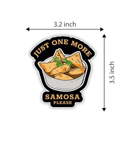 Image of Gift Me Bazar Fast Food Fridge Magnets for Refrigerator Stylish Decor | Home, Kitchen and Office Decoration | Best Souvenir Gift (Just one More samosa Please)