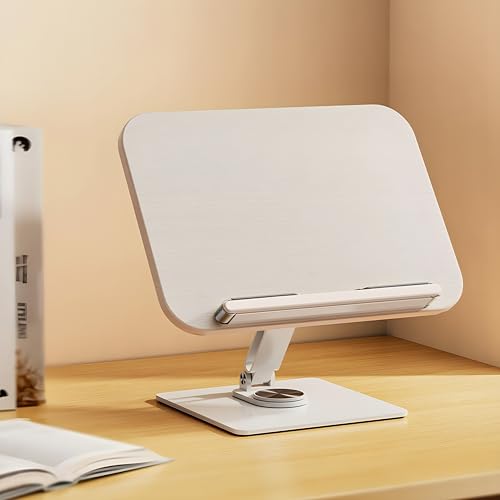 Image of Sunchhaya New Upgraded Book Stand for Reading, Writing, Painting and Used As Laptop Stand for Desk, 360 Degree Rotatable Multi-Functioal Book Reading Stand Adjustable Height-Angle (YD-11)