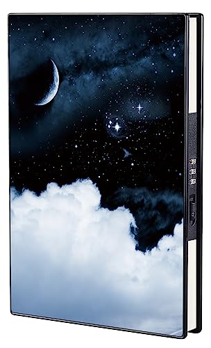 ZXHQ Diary with lock for Women & Men,220 Pages Lock Journal, Hidden Lock 180-Degree Flat for Writing Travel Journal Hardcover A5 Lined Notebook（5.9 x 8.5 inch