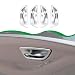 YUECHI for BMW 5 Series F10 520 528 525 2011-2017 ABS Chrome Style Car Interior Door Handle Bowl Cover Trim