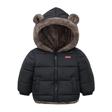 Kids Winter Coats with Hood Lambs Down With Cap And Ears For Boys And Girls Warm Thick Jackets Winter Clothes Windproof Outwear 2-7 Years Cover