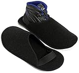 Pantoffelmann pantofole da lavoro con suola ABS I Taglia 36/40 I Pantofole in feltro per artigiani I Proteggono i pavimenti da sporco & graffi I Comode per ospiti