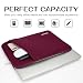 RAINYEAR 14 Inch Laptop Sleeve Padded Case with Front Pocket, Red
