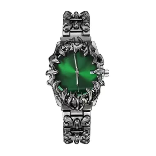 Montre Homme Vintage À Griffes, Montre À Quartz Étanche Haut De Gamme, Marque Tendance(Green)
