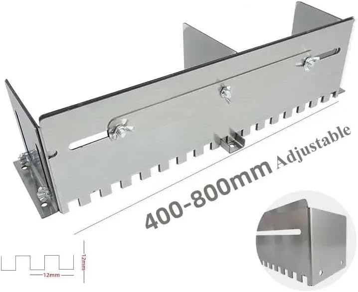 400-800mm Adjustable Notched Trowel Mortar Comb for Fast and Equal Application of Adhesive on the Floor(400-800mm)