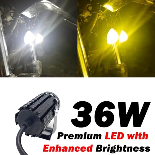 Autozap LIU HJG Mini Driving Yellow White Red Devil LED Fog Lamp Pack - Image 3