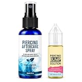 Claglamatree Solución para Piercing Bump 15 ml, Tratamiento focalizado contra queloides para oreja, nariz, ombligo y otros piercings corporales, uso diario