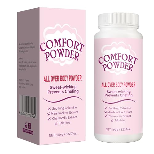 Poudre corporelle sans talc absorbant la transpiration pour hommes et femmes, absorbe instantanément la transpiration et le sébum, protège contre l'humidité et les odeurs (1)