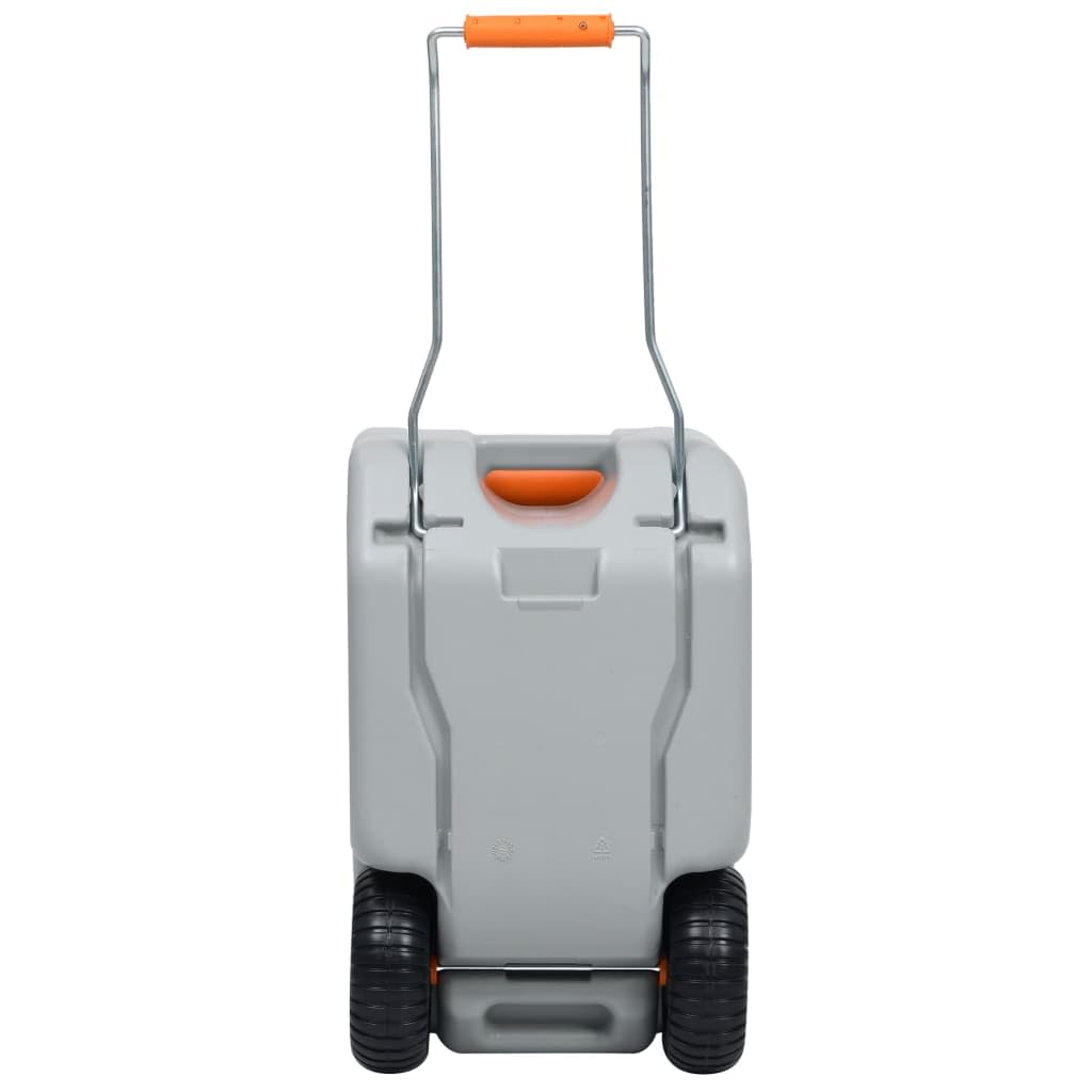Camping-Wassertank mit Rollen 25 L Grau, Wasserkanister Camping, Kanister, Wasserbehälter, Trinkwasserkanister - 30135