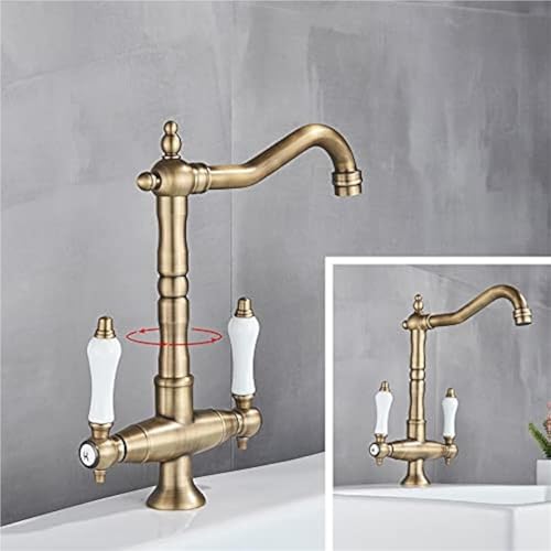 Robinet cuisine style campagnard pour évier de bar ou îlot central - 4