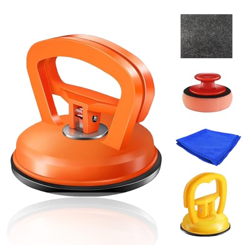 LYNN car dent Puller, 2 Suction Cup dent pullers, Durable Rubber dent Puller, Convenient Home use dent Puller, Suitable for General car dents, Glass dents, etc.