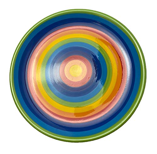 Windhorse - Plato llano, diseño de aros, 26 cm, grado B imperfecta