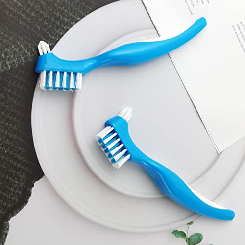 Gxxmei 12Pcs Denture Toothbrush Hard/Soft Double Bristle For False Teeth Brush #TOP3