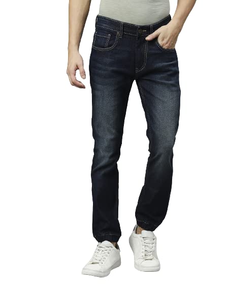 Image of High Star Men Blue Jeans Jogger Light Fade Stretchable Jeans