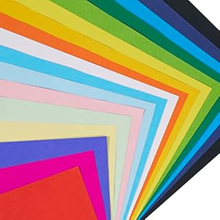 Creativity Inspired Vivid Paper Stack, 500 Sheets, 80gsm, A4, 17 Assorted Colours, Crafting, Children Art Activities & Scrapbooking, Ideal for Hobbyists and Professional Crafters, Adults & Kids