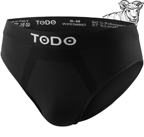 TODO Calzoncillos Hombre Merino Negro