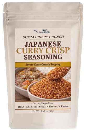 Japanese Curry Crunch Seasoning, Crispy Savory Topping, 3.17 oz (90 g)