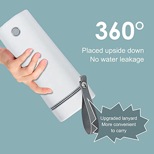 Image of Oshotto 12V Portable Electric Kettle Cup Stainless Steel Electric Kettle Auto Shut-off For Travel Camping, Road Trip Compatible with Honda Elevate (350ml) - White
