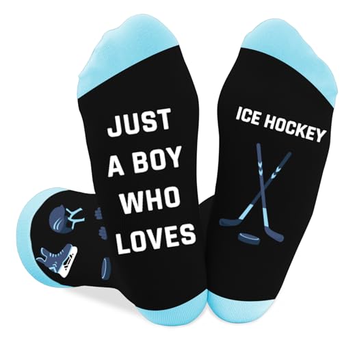 Coopyin Ice Hockey Gifts for Men and Boys Funny Unique Socks Accessories for Ice Hockey Lovers, Fan, Teammate, Players Christmas Birthday Stocking Stuffers Fathers Day Graduation Gift Ideas