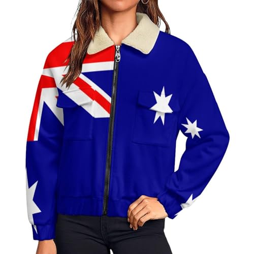 Veste polaire femme contre le froid manteau d'hiver chaud zippé marine