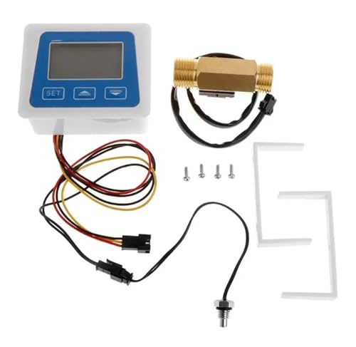 Débitmètre débit d'eau numérique G1/2 avec affichage LCD et capteur de temps - 2