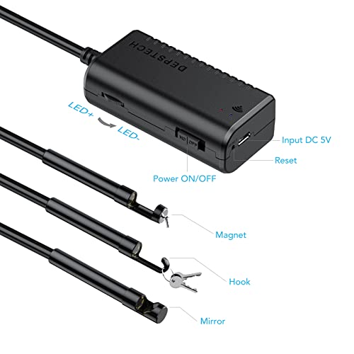 Depstech WF010-3.5M Wireless Endoscope, Ip67 Waterproof Wifi Borescope Inspection 2.0 Megapixels Hd Snake Camera thumb #6