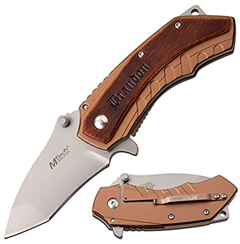 GIFTS INFINITY Free Engraving Pocket Folding Knife (MT-A1074BR)