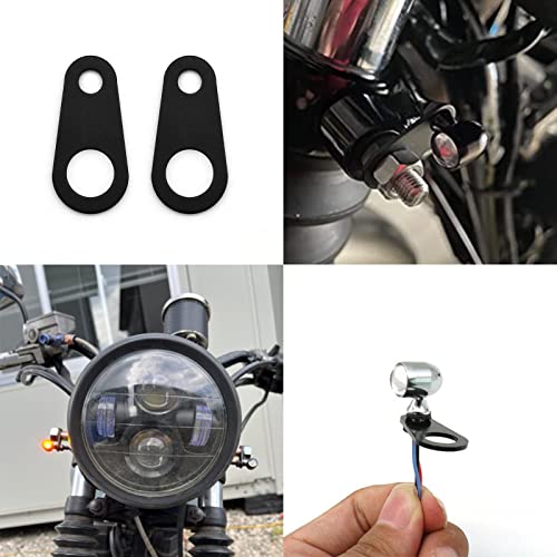Motorcycle Turn Signal Light Bracket Relocation Holder Motorbike Lights Mounting Brackets Universal Compatible With Harley Bmw Honda Motorcycle #TOP3