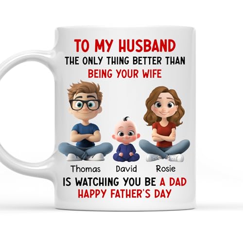 Taza personalizada para papá Wrappiness 11 oz miniatura 1