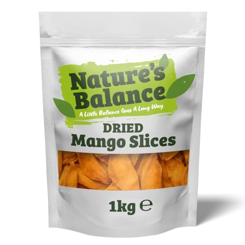Natures Balance Dried Mango Slices 1kg Fruity Exotic Dry Mango Fruit