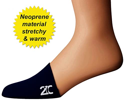 21C 1.5Mm Neoprene Toe Warmers (Wear Inside Shoes) - 2 Pairs - 4 Foot Warmer Booties For Cycling, Hiking, Camping, Skiing, Outdoor Sports - Thermal Toe Socks - Size 1 #TOP1